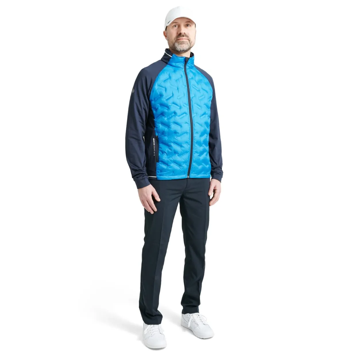 Abacus Outerwear|Mens Golf Apparel^Grove Hybrid Outerwear Jacket Gof Appare