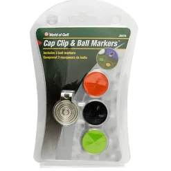 Accelerated Golf Tools & Wrenches^Cap Clip with 3 Magnetic Ball Markers Tools