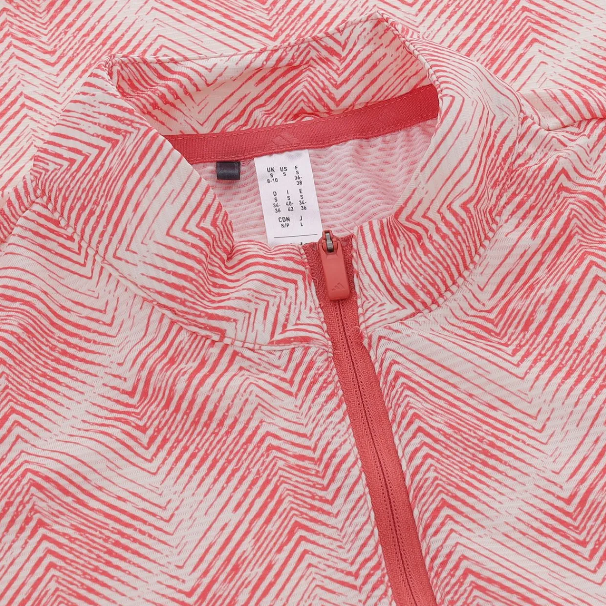 Adidas Ladies Golf Apparel^Utiate365 Ottoan Printed eevee hirt Poo hort eeve Gof Appare