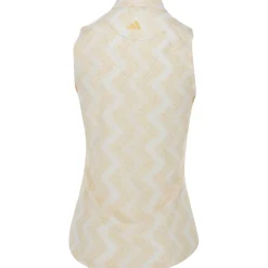 Adidas Ladies Golf Apparel^Utiate365 Ottoan Printed eevee hirt Poo hort eeve Gof Appare