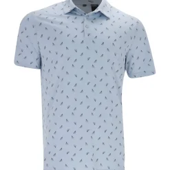Adidas Mens Golf Apparel|Golf Shirts^Utiate365 Printed Faded Triange eh hirt Poo hort eeve Gof Appare