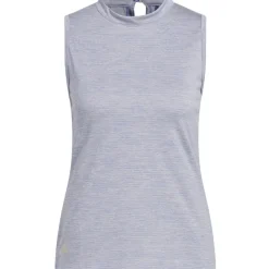 Adidas Ladies Golf Apparel^Eentia Heathered ock-Neck hirt T-hirt Gof Appare