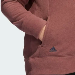 Adidas Ladies Golf Apparel^Full Zip Fleece Outerwear Jacket Golf Apparel