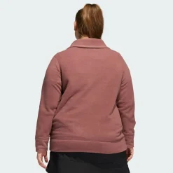 Adidas Ladies Golf Apparel^Full Zip Fleece Outerwear Jacket Golf Apparel