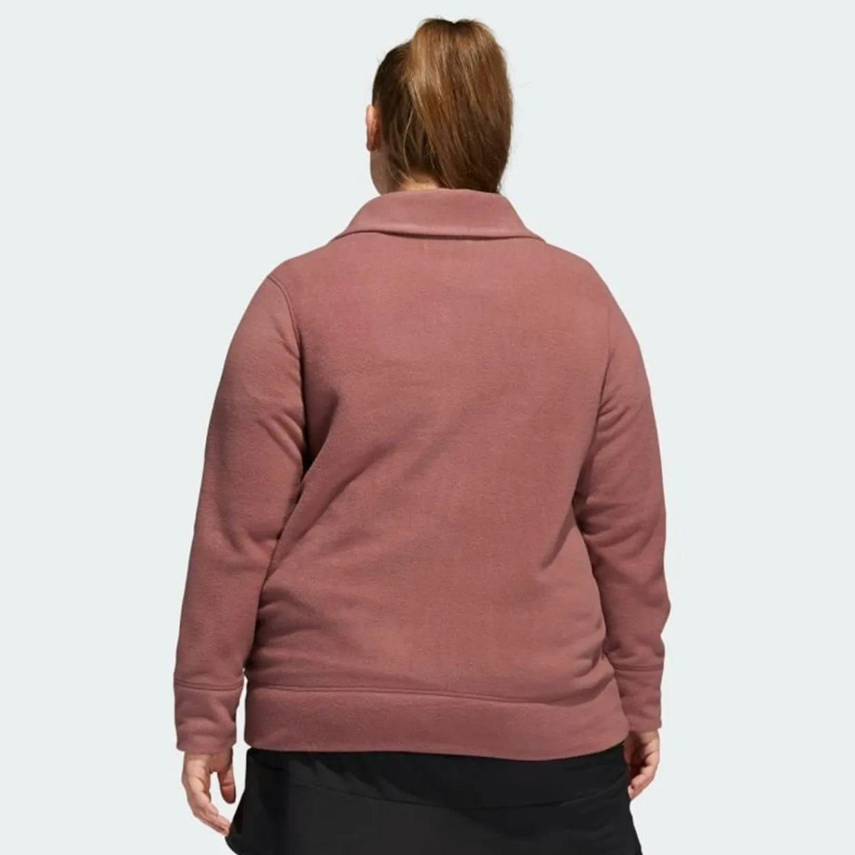 Adidas Ladies Golf Apparel^Full Zip Fleece Outerwear Jacket Golf Apparel