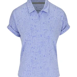 Adidas Ladies Golf Apparel^Go To Printed hirt Poo hort eeve Gof Appare