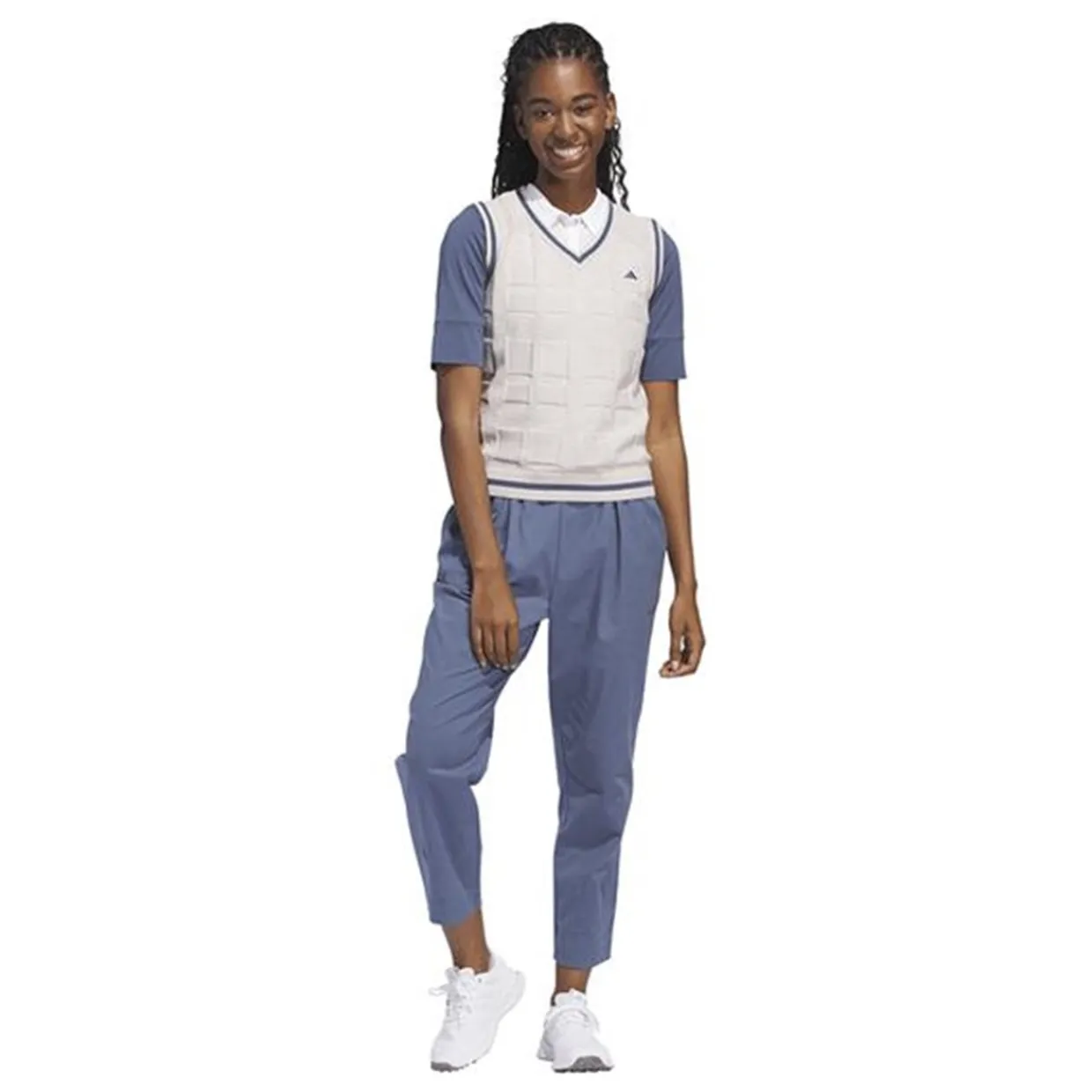 Adidas Ladies Golf Apparel^Go-To weater Vet Outerwear Puover Gof Appare