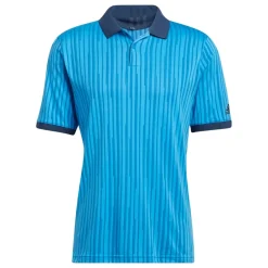 Adidas Golf Shirts^Jacquard HEAT.RDY hirt Poo hort eeve Gof Appare