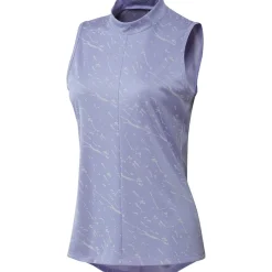 Adidas Ladies Golf Apparel^Jacquard Priebue hirt Poo hort eeve Gof Appare