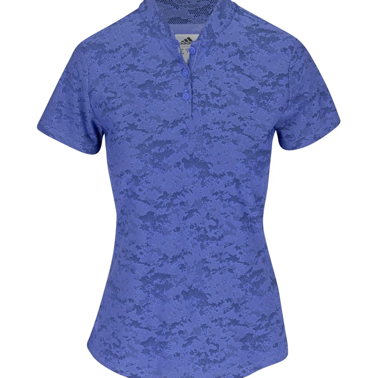 Adidas Ladies Golf Apparel^Jacquard hirt Poo hort eeve Gof Appare