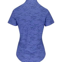 Adidas Ladies Golf Apparel^Jacquard hirt Poo hort eeve Gof Appare