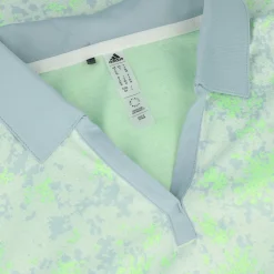 Adidas Ladies Golf Apparel^Jacquard hirt Poo hort eeve Gof Appare