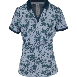 Adidas Ladies Golf Apparel^Jacquard hirt Poo hort eeve Gof Appare