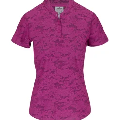 Adidas Ladies Golf Apparel^Jacquard hirt Poo hort eeve Gof Appare