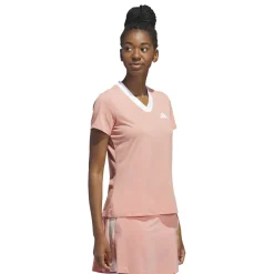 Adidas Ladies Golf Apparel^ade with Nature Top hirt Poo hort eeve Gof Appare