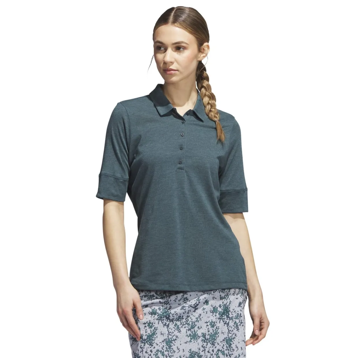 Adidas Ladies Golf Apparel^eange hirt Poo hort eeve Gof Appare