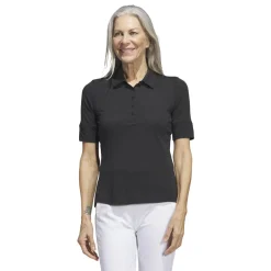 Adidas Ladies Golf Apparel^eange hirt Poo hort eeve Gof Appare