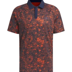 Adidas Golf Shirts^eh Utiate365 Tour Print hirt Poo hort eeve Gof Appare