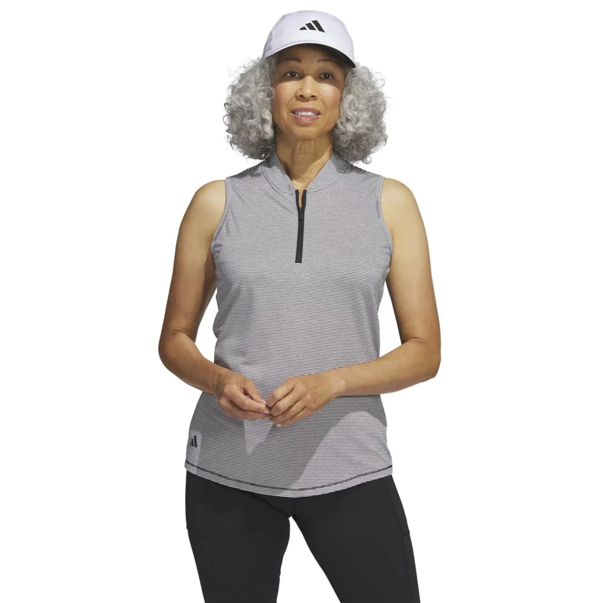 Adidas Ladies Golf Apparel^Ottoan Two Tone eevee hirt Poo hort eeve Gof Appare