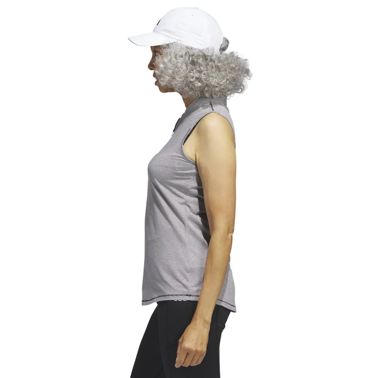 Adidas Ladies Golf Apparel^Ottoan Two Tone eevee hirt Poo hort eeve Gof Appare