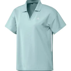 Adidas Ladies Golf Apparel^3-tripe Priegreen hirt Poo hort eeve Gof Appare