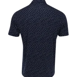 Adidas Golf Shirts^Utiate 365 A-Over Print hirt Poo hort eeve Gof Appare