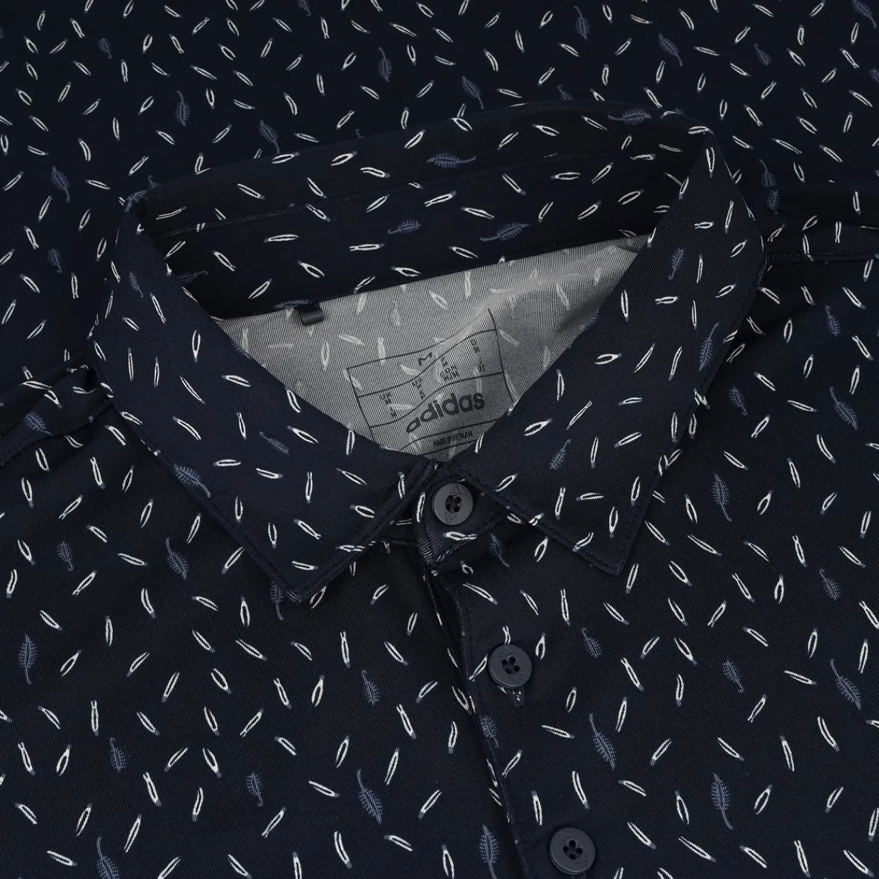 Adidas Golf Shirts^Utiate 365 A-Over Print hirt Poo hort eeve Gof Appare
