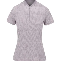 Adidas Ladies Golf Apparel^Utiate365 Jacquard hirt Poo hort eeve Gof Appare