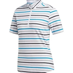 Adidas Ladies Golf Apparel^Utiate tripe hirt Poo hort eeve Gof Appare