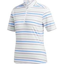 Adidas Ladies Golf Apparel^Utiate tripe hirt Poo hort eeve Gof Appare