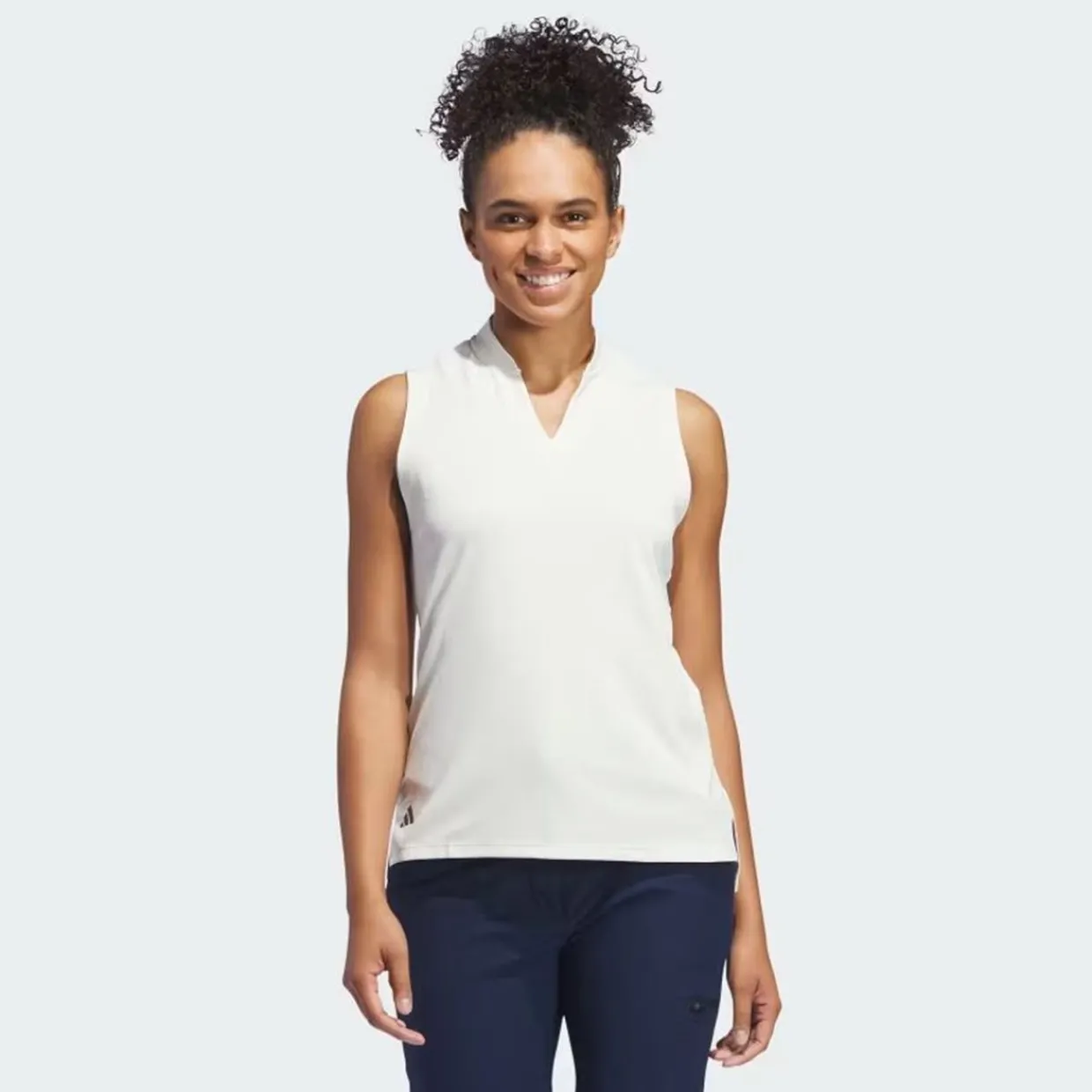 Adidas Ladies Golf Apparel^Utiate365 Textured eevee hirt Poo hort eeve Gof Appare