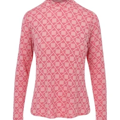 Adidas Ladies Golf Apparel^Utiate365 Tour HEAT.RDY ock Neck hirt Poo ong eeve Gof Appare