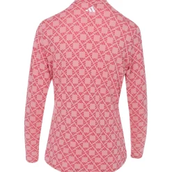 Adidas Ladies Golf Apparel^Utiate365 Tour HEAT.RDY ock Neck hirt Poo ong eeve Gof Appare