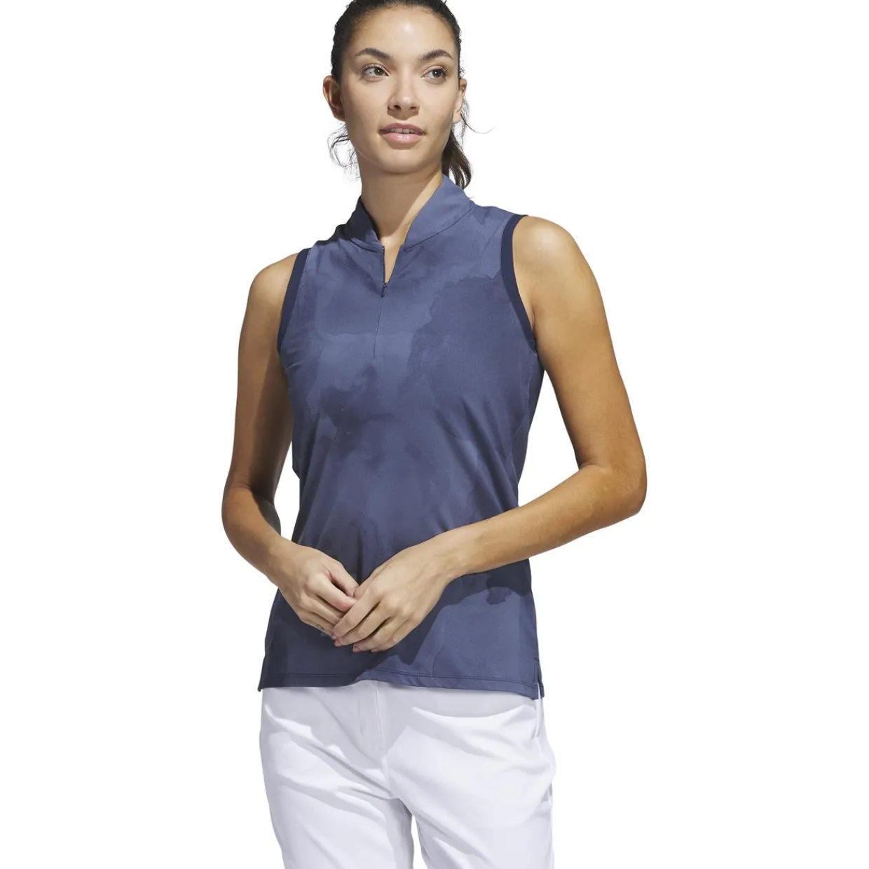 Nivo Ladies Golf Apparel^Adida Utiate365 Tour Print eevee hirt Poo hort eeve Gof Appare