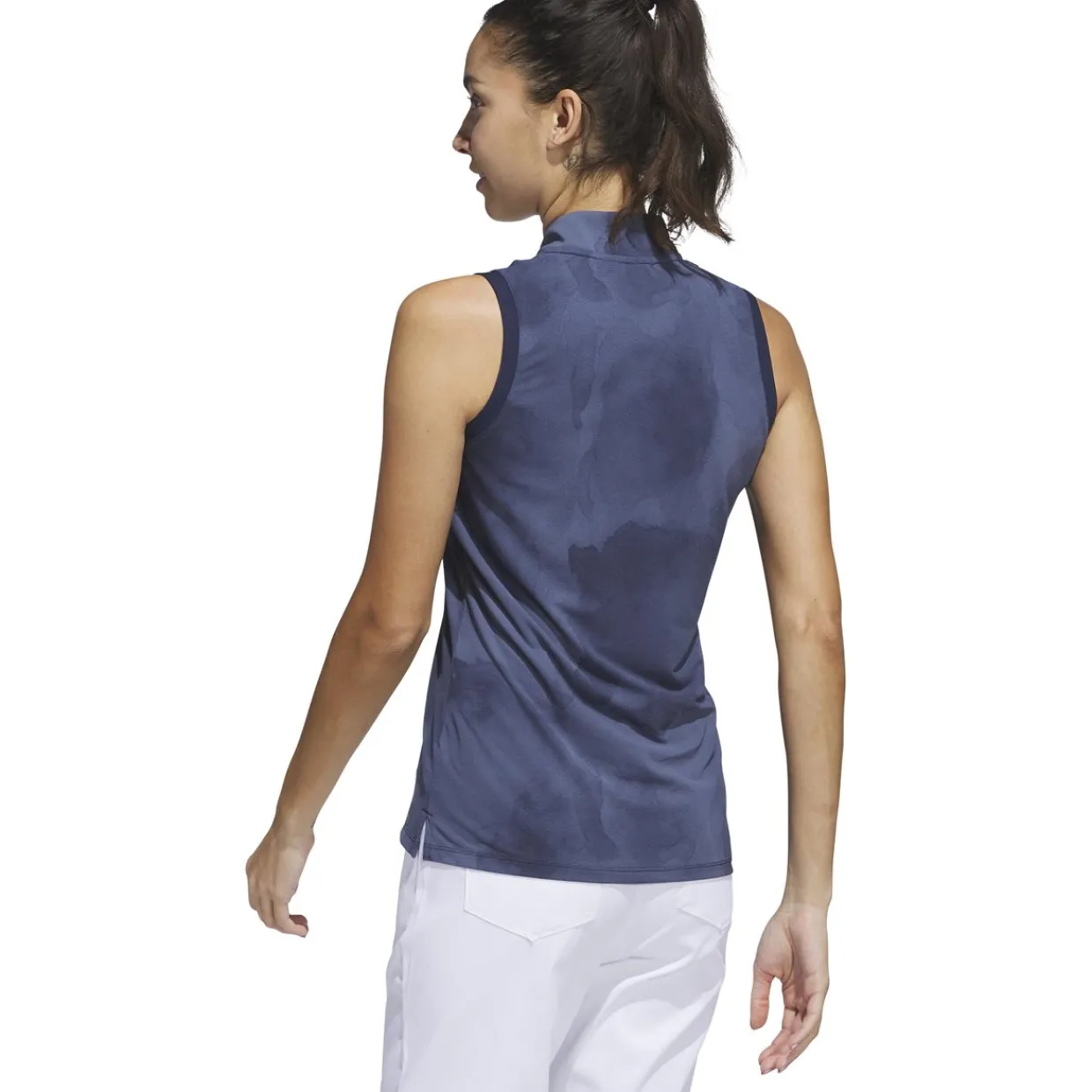 Nivo Ladies Golf Apparel^Adida Utiate365 Tour Print eevee hirt Poo hort eeve Gof Appare