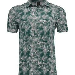 Adidas Golf Shirts^UT365 Pine Print hirt Poo hort eeve Gof Appare