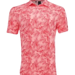 Adidas Golf Shirts^UT365 Pine Print hirt Poo hort eeve Gof Appare