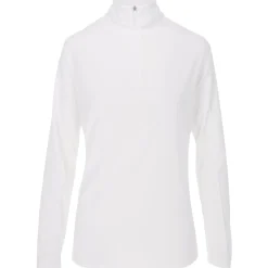 Adidas Ladies Golf Apparel^UPF 50 Solid Shirt Polo Long Sleeve Golf Apparel