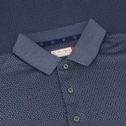 Ben Hogan Mens Golf Apparel|Golf Shirts^2 Tone icro Geo Jacquard hirt Poo hort eeve Gof Appare
