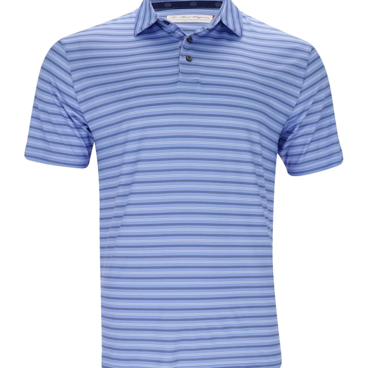 Ben Hogan Mens Golf Apparel|Golf Shirts^BirdEye Printed tripe hirt Poo hort eeve Gof Appare