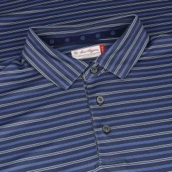 Ben Hogan Mens Golf Apparel|Golf Shirts^BirdEye Printed tripe hirt Poo hort eeve Gof Appare