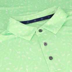Ben Hogan Mens Golf Apparel|Golf Shirts^Heather Gof Cub Print hirt Poo hort eeve Gof Appare