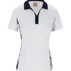 Ben Hogan Ladies Golf Apparel^eaf Print Bocked hirt Poo hort eeve Gof Appare