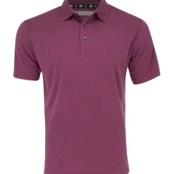 Ben Hogan Mens Golf Apparel|Golf Shirts^oid Ottoan Textured hirt Poo hort eeve Gof Appare