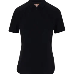 Ben Hogan Ladies Golf Apparel^Ventiation oid Zip hirt Poo hort eeve Gof Appare