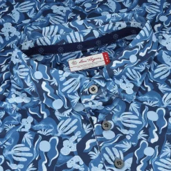 Ben Hogan Golf Shirts^A Over Deert Print hirt Poo hort eeve Gof Appare