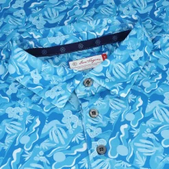 Ben Hogan Golf Shirts^A Over Deert Print hirt Poo hort eeve Gof Appare