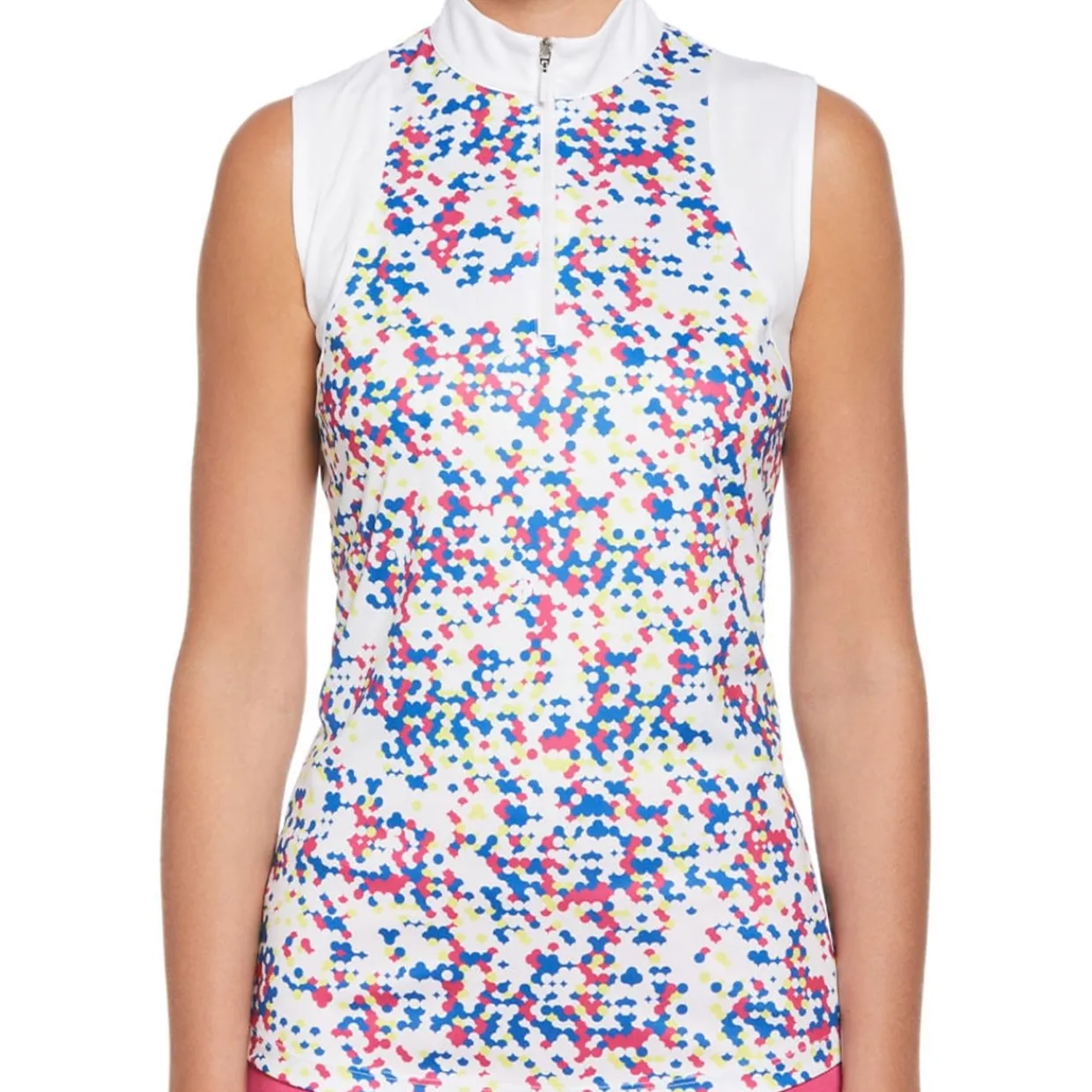 Ben Hogan Ladies Golf Apparel^Geo Print Bocked hirt Poo hort eeve Gof Appare