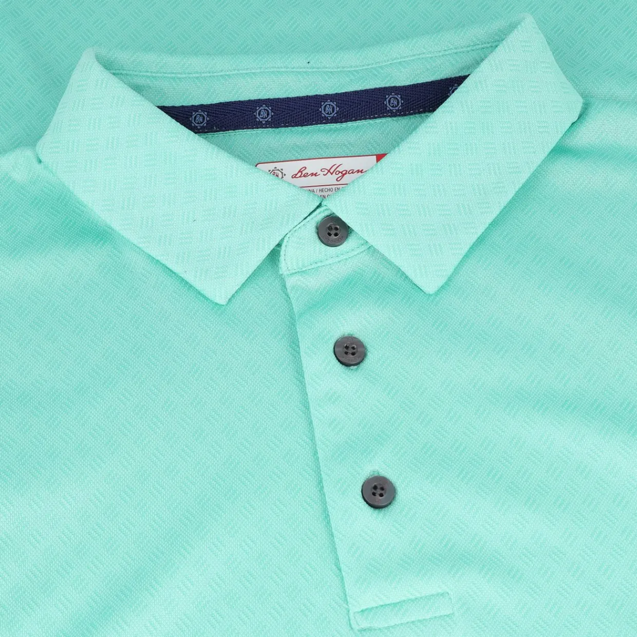 Ben Hogan Mens Golf Apparel|Golf Shirts^Jacquard hirt Poo hort eeve Gof Appare
