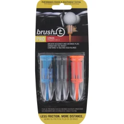 Brush t Tees^Combo 3-Pack Golf Tees